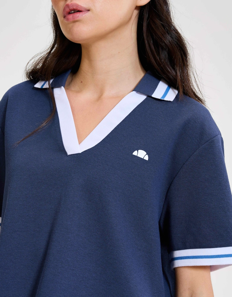 Fernie Polo - Navy/White