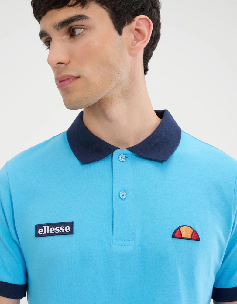 Lessepsia Polo - Light Blue/Navy