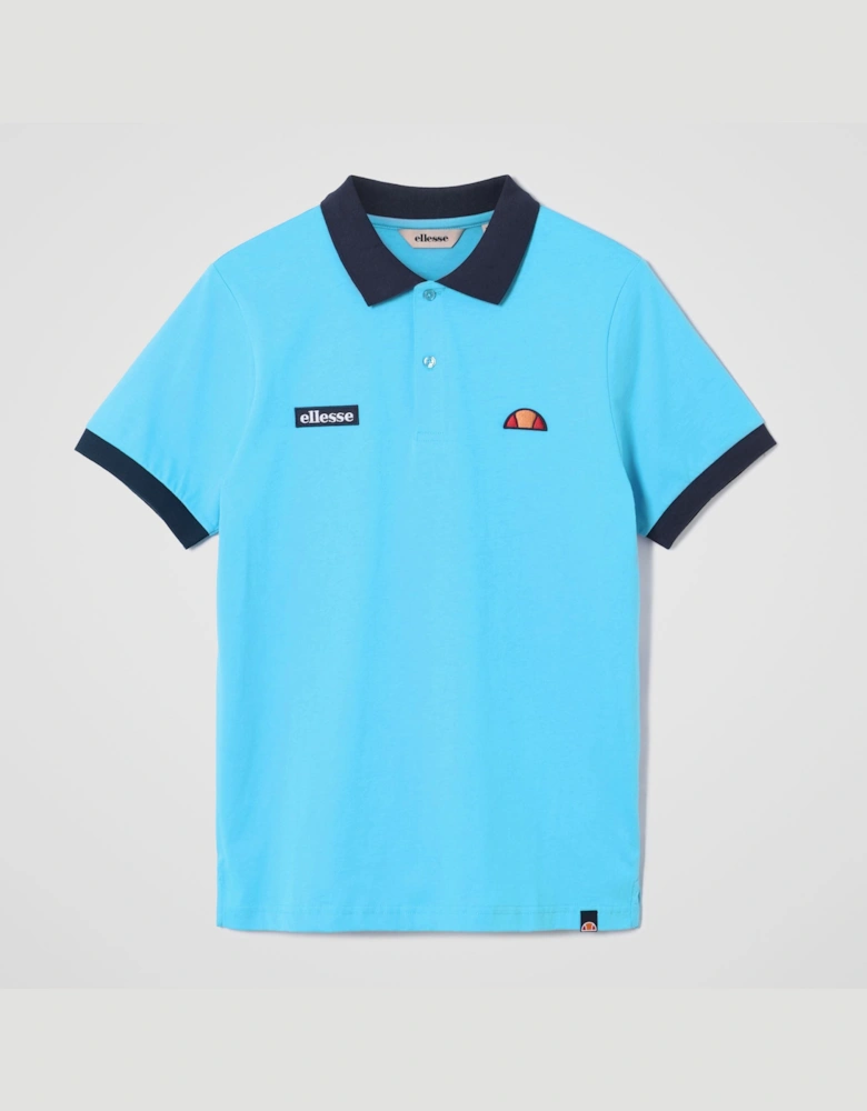 Lessepsia Polo - Light Blue/Navy