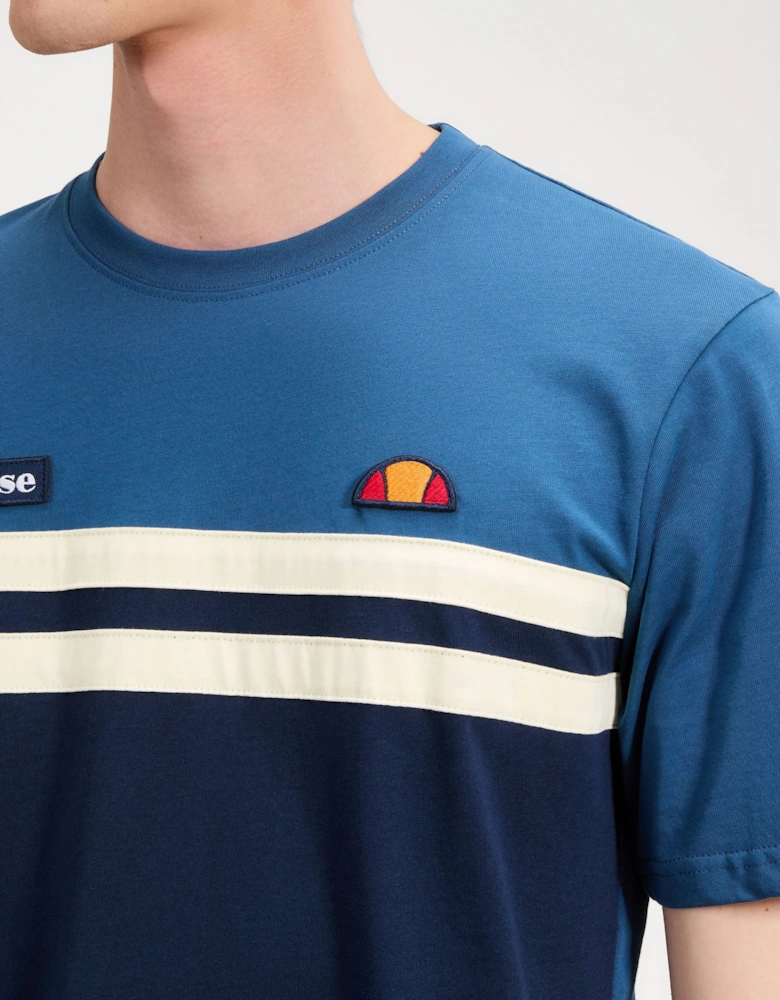 Venire Tee - Navy/Light Yellow