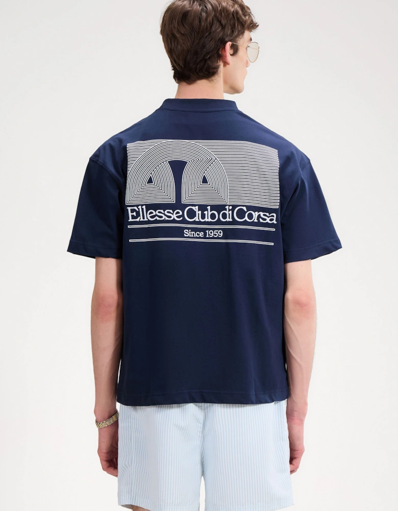 Club Di Corsa Tee - Navy