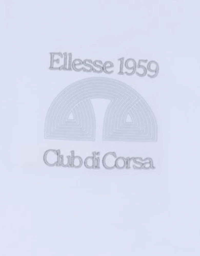 Club Di Corsa Tee - White/Light Blue