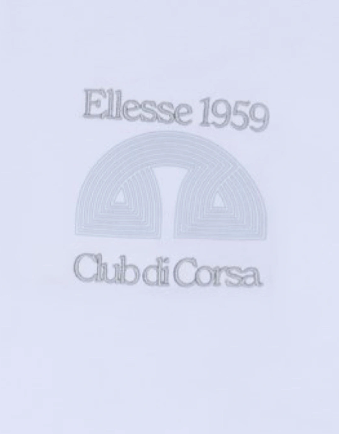 Club Di Corsa Tee - White/Light Blue