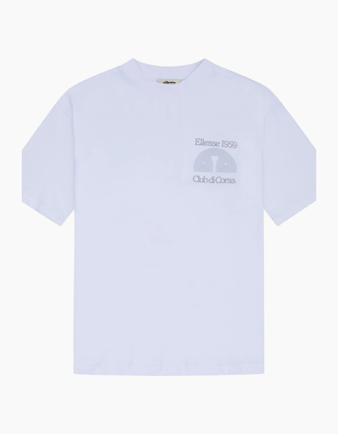Club Di Corsa Tee - White/Light Blue, 5 of 4