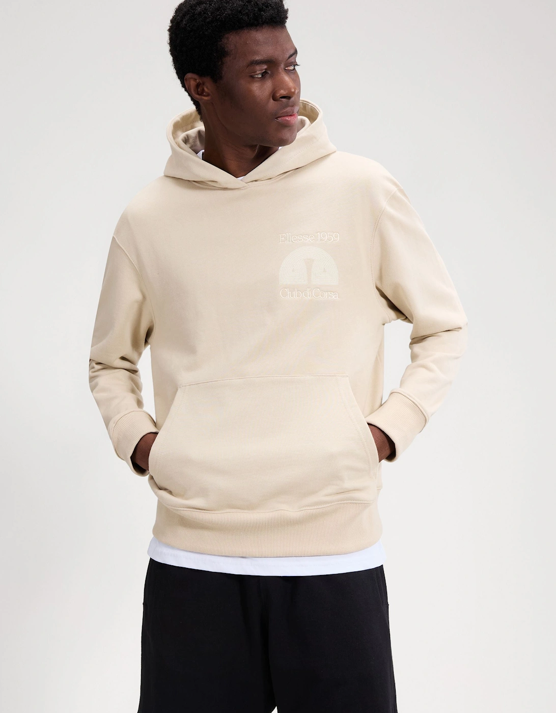 Club Di Corsa Hoodie-Stone