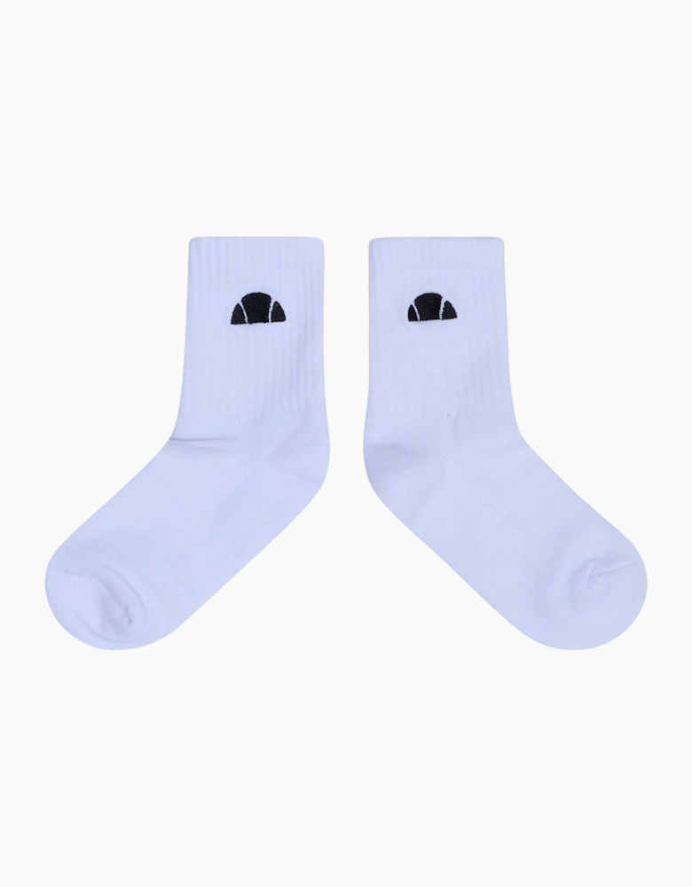 Tollona Jnr 3pk Sock - White