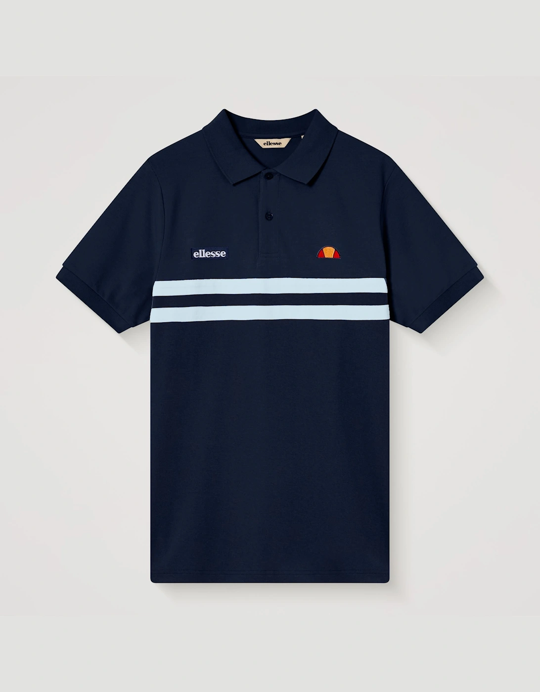 Muccia Polo - Navy/Light Blue
