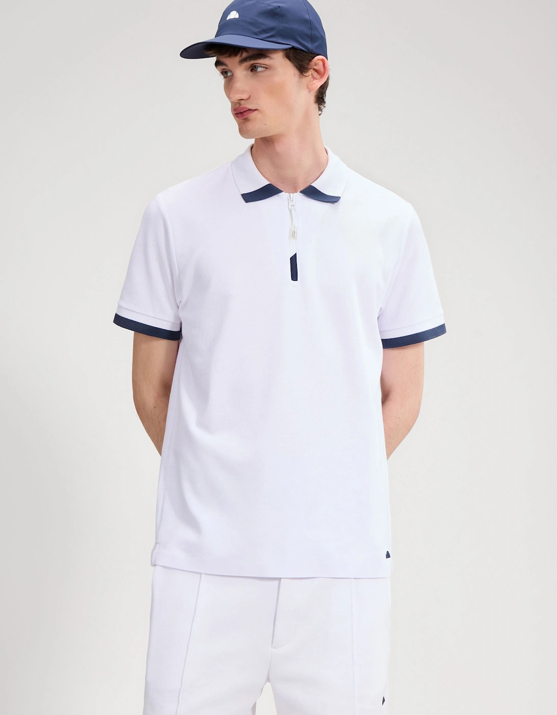 Kelvias Polo - White/Navy
