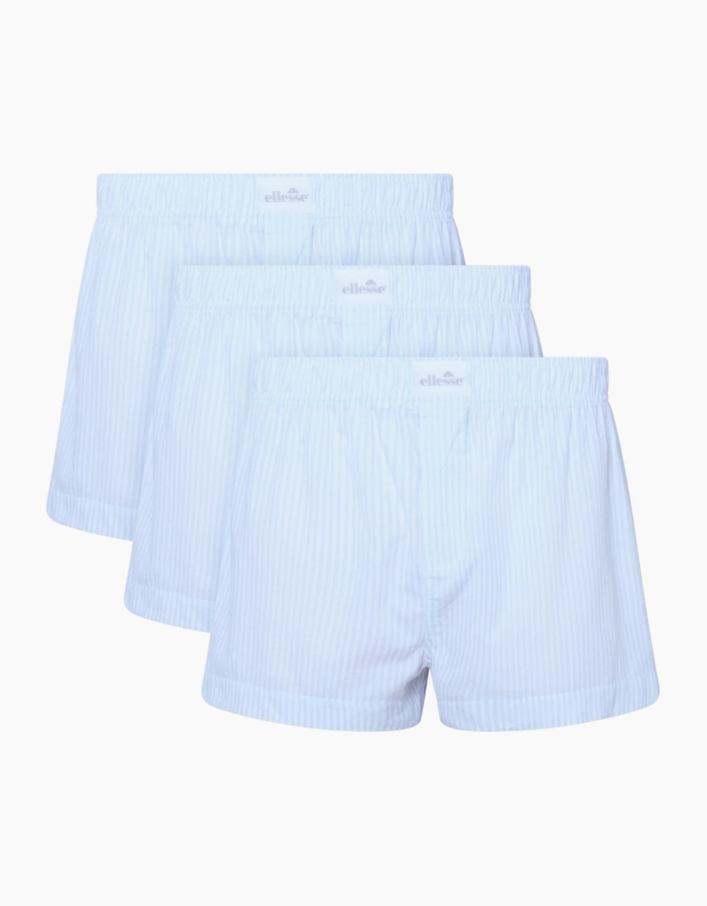 LaBotte 3 Pack Boxer Short - White/Light Blue