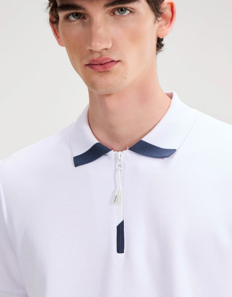 Kelvias Polo - White/Navy