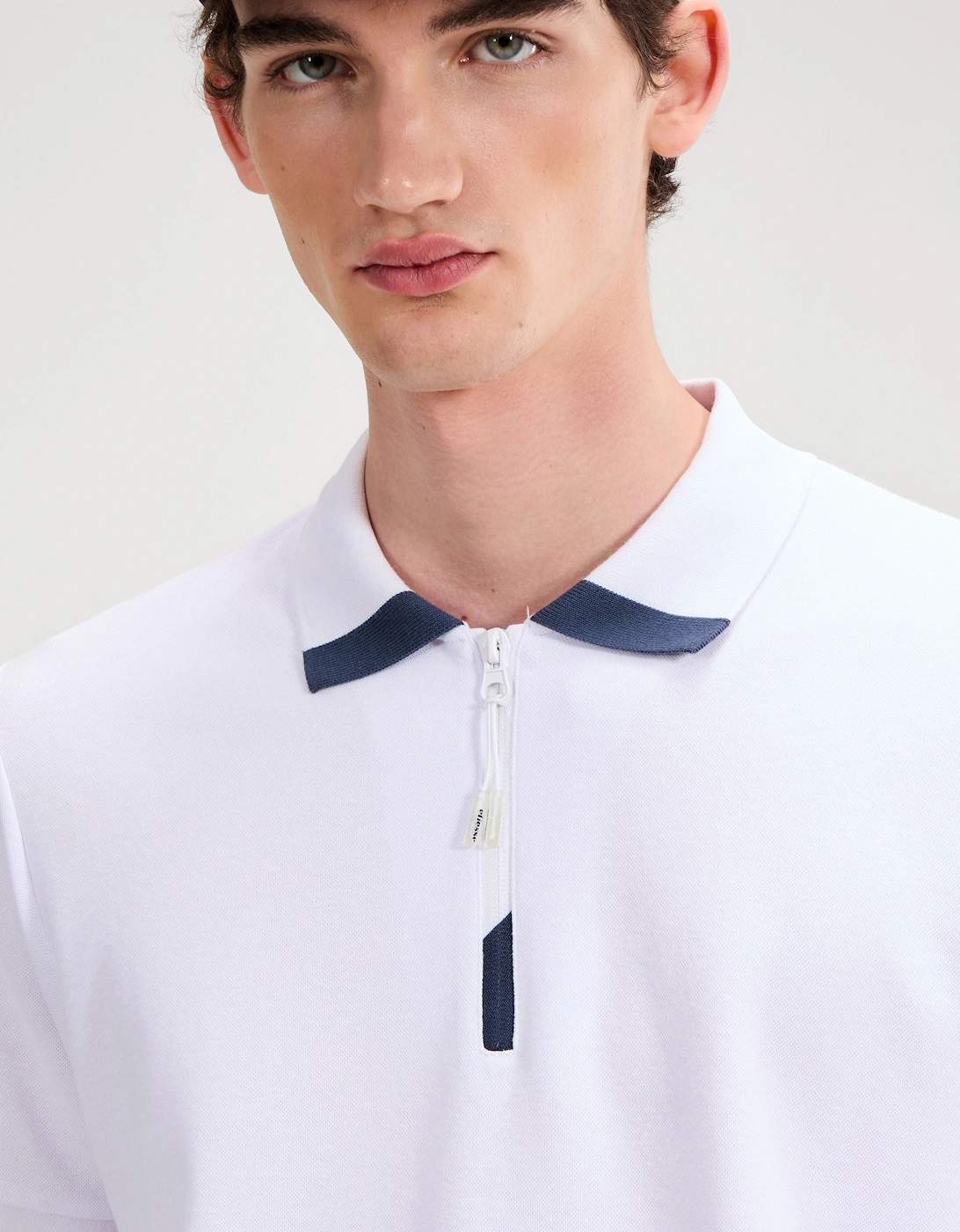Kelvias Polo - White/Navy