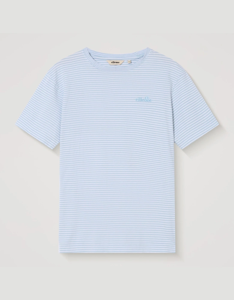 Carten T-Shirt - White/Light Blue
