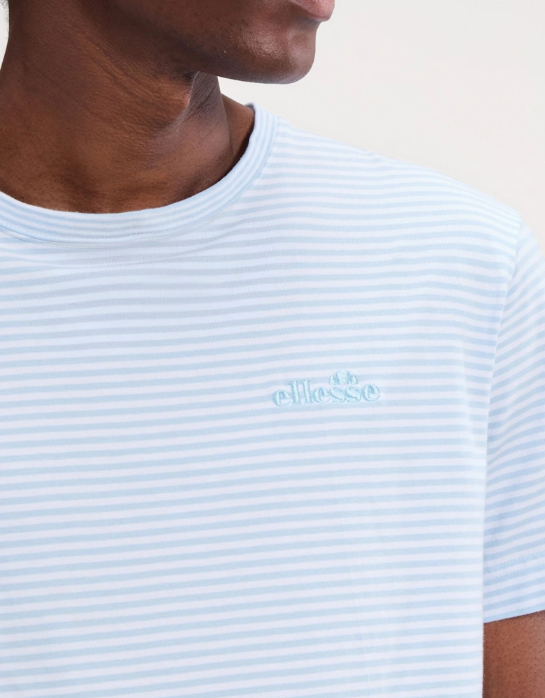 Carten T-Shirt - White/Light Blue