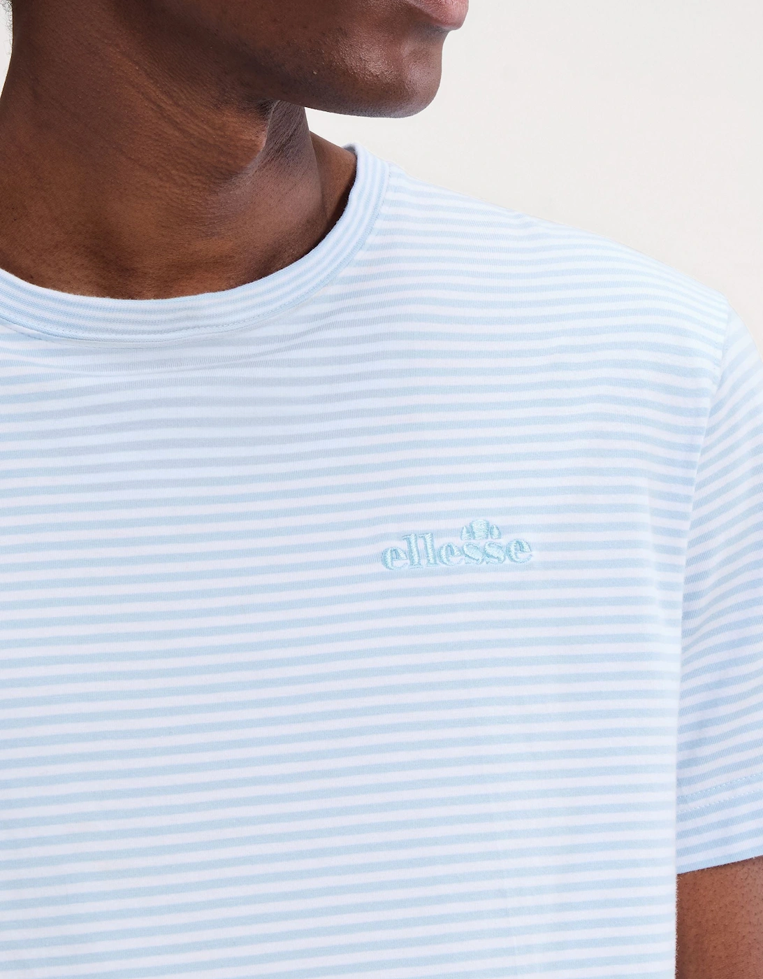 Carten T-Shirt - White/Light Blue
