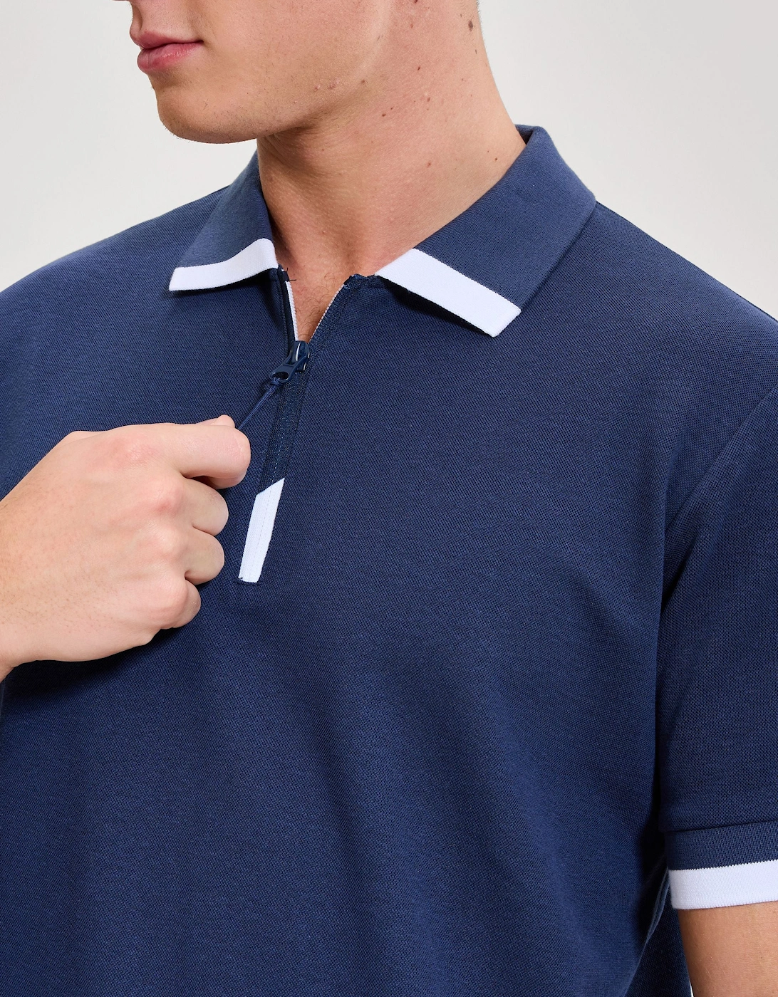 Kelvias Polo - Navy/White