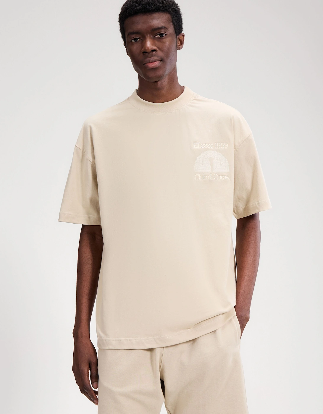 Club Di Corsa Tee - Stone