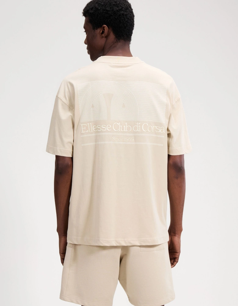 Club Di Corsa Tee - Stone