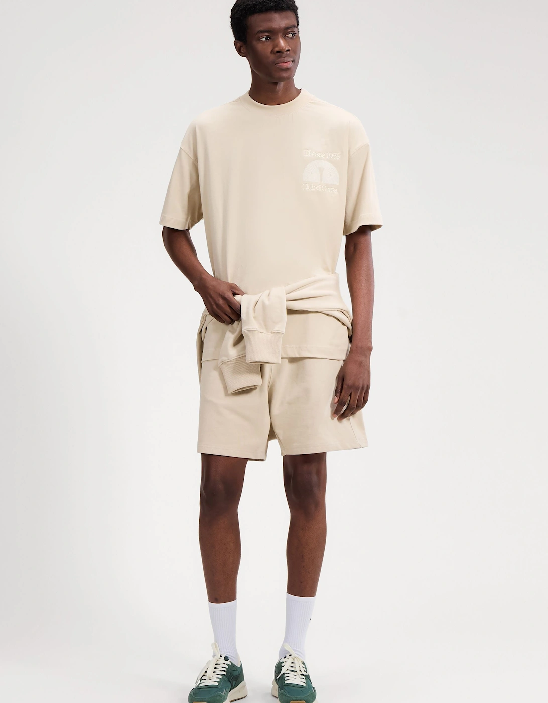 Club Di Corsa Tee - Stone