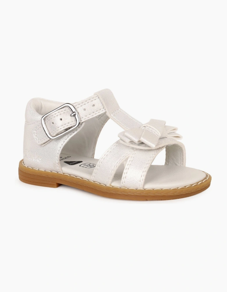 Luna Bow T Girls First Sandals
