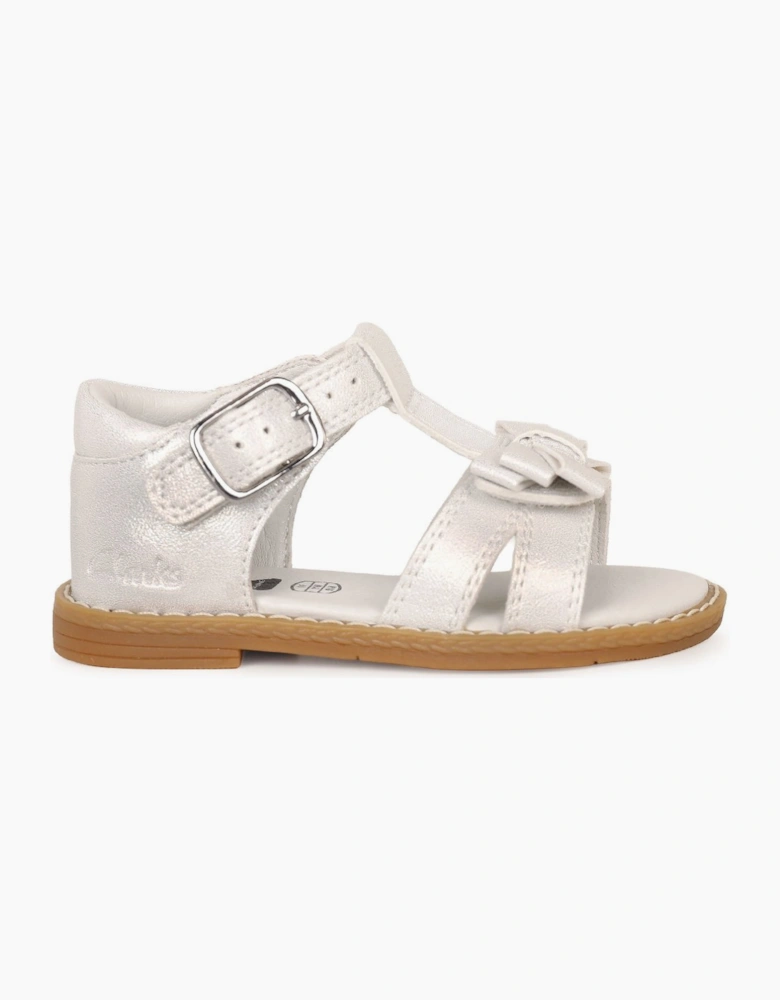 Luna Bow T Girls First Sandals