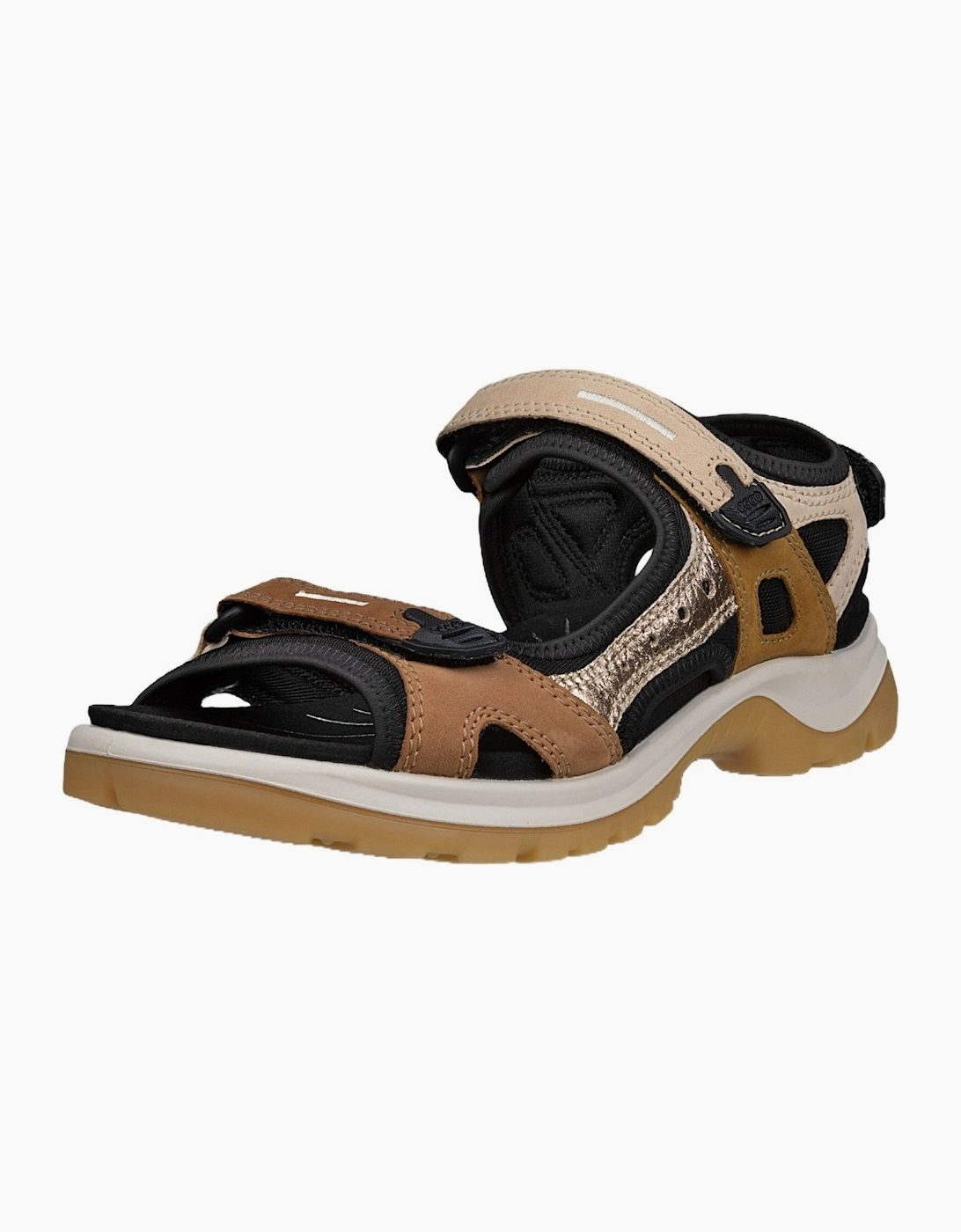 Ecco Women's Brown Offroad Nubuck Outdoor Walking Sandals  Size 6.5-7 Uk 40Eu
