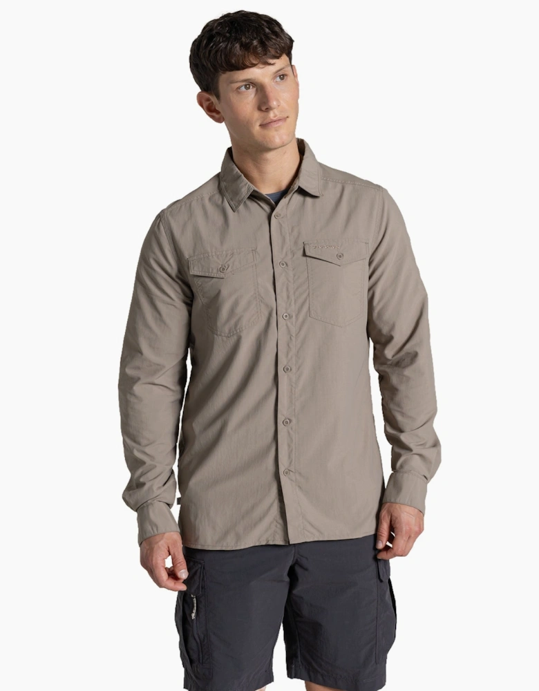 Craghoppers Mens NosiLife Loukkos Long Sleeve Shirt