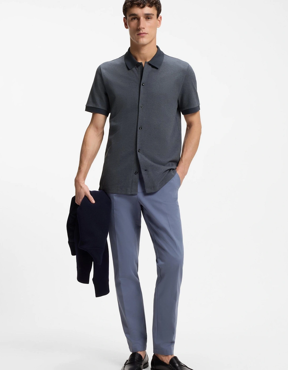 H Powell 102 Polo Navy