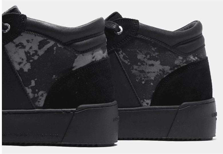 Propulsion Mid Distress Reflective & Suede Leather High Top