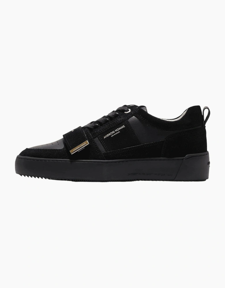 Point Dume Strap Jumbo Stingray Suede & Hardware Black Trainer