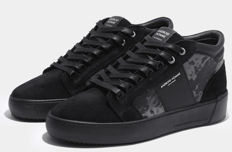 Propulsion Mid Distress Reflective & Suede Leather High Top
