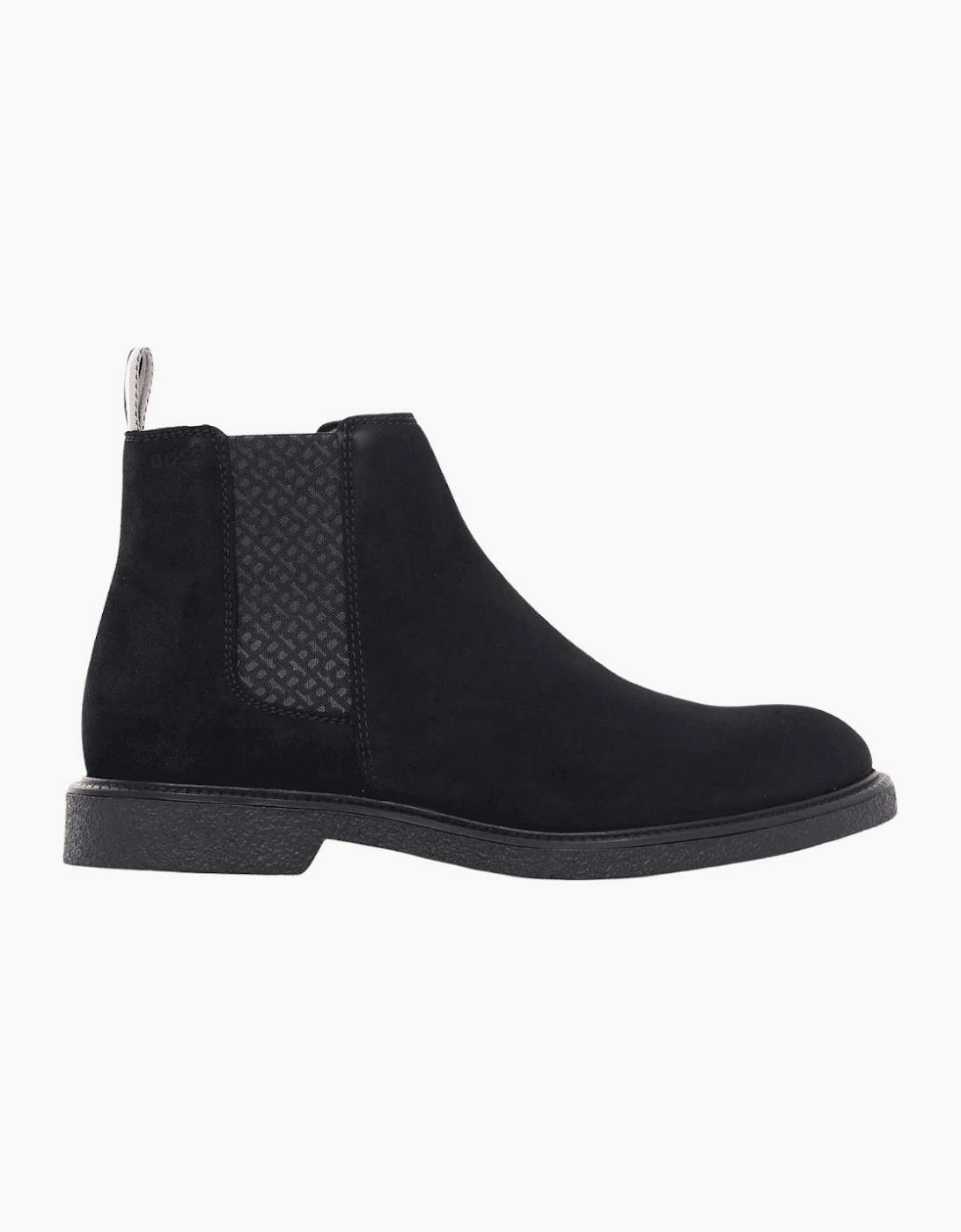 Suede Leather Navy Boots, 6 of 5