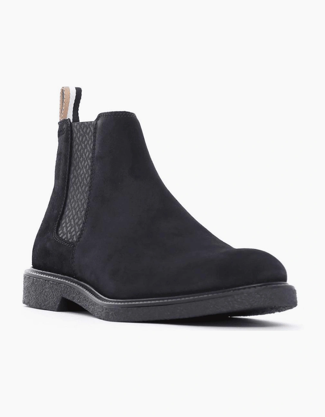 Suede Leather Navy Boots