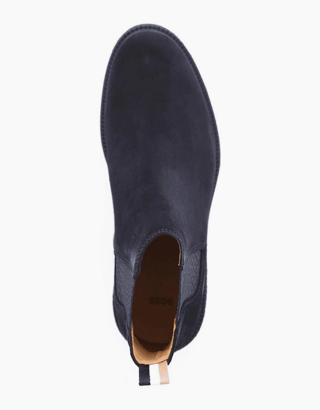 Suede Leather Navy Boots