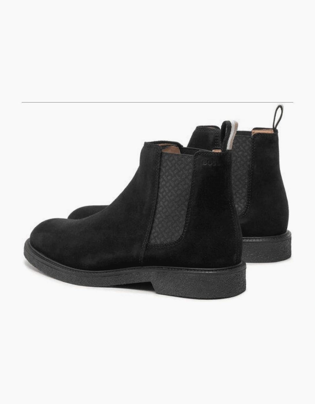 Suede Leather Black Boots