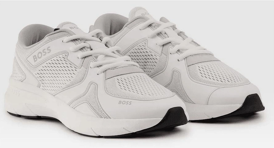 Owen Runn Mesh White Trainers
