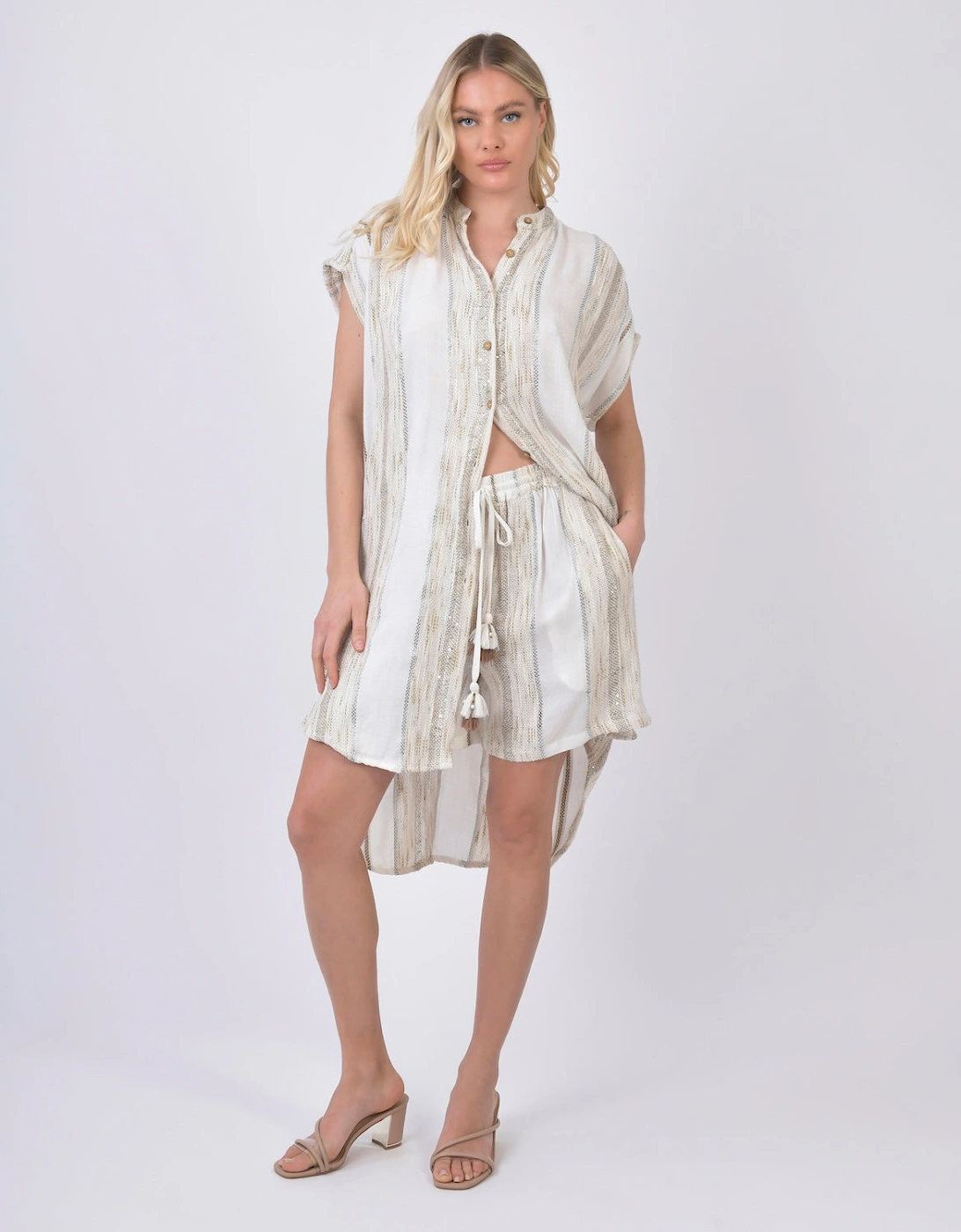 Long sleeveless top and shorts set, 3 of 2