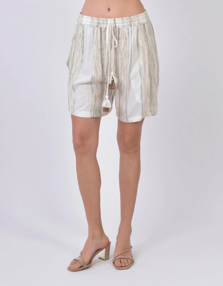 Long sleeveless top and shorts set