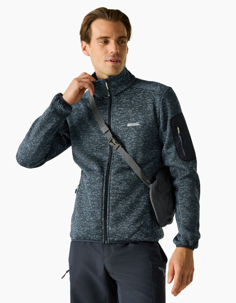 Regatta Mens Newhill Marl Full Zip Fleece Jacket