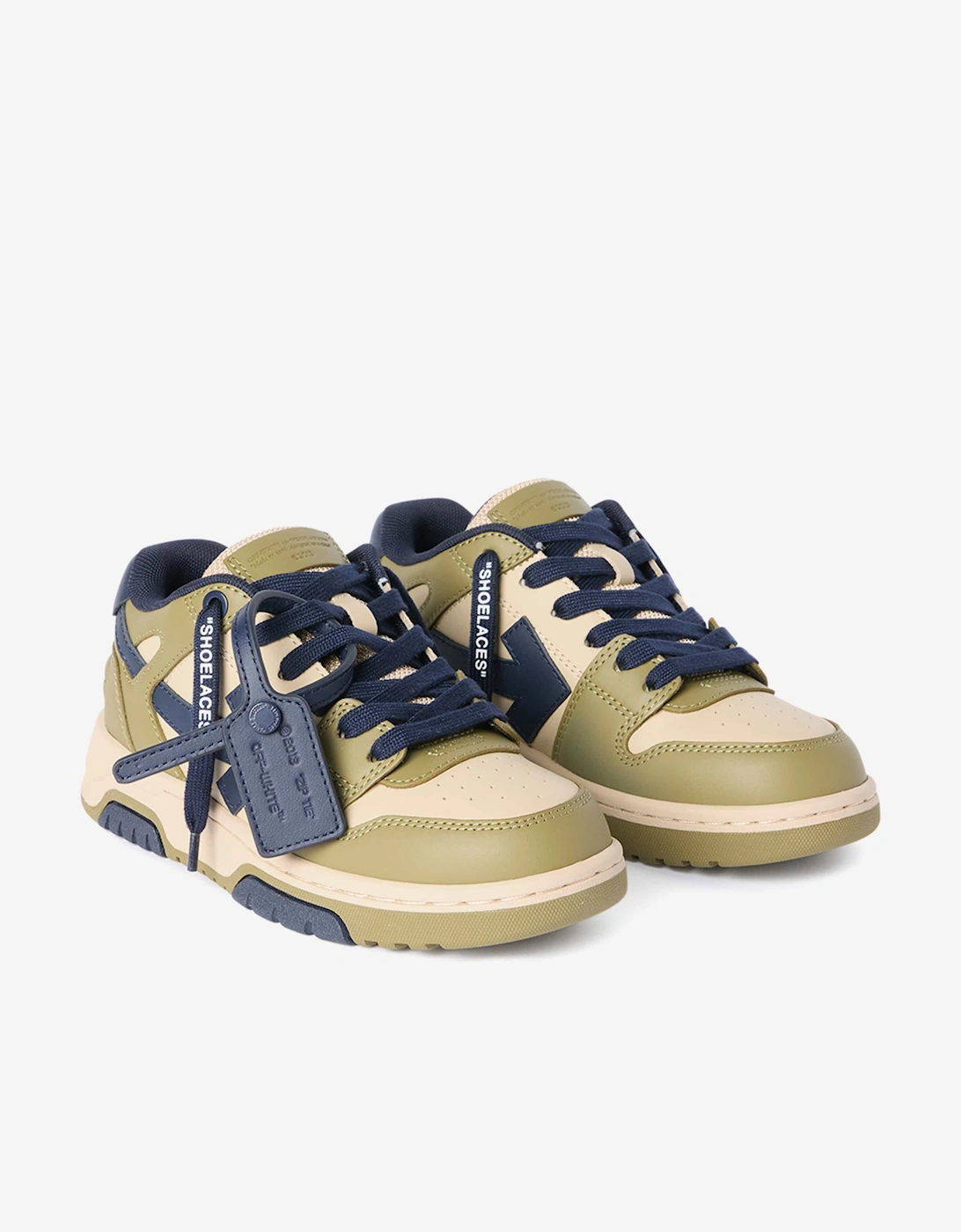 Off-White Kids Out Of Office Trainers in Green
