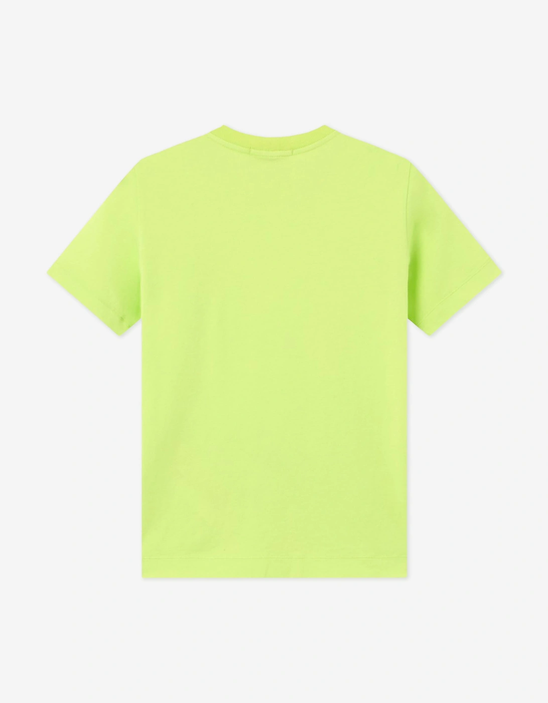 Stone Island Boys Compass Logo Patch T-Shirt in Green