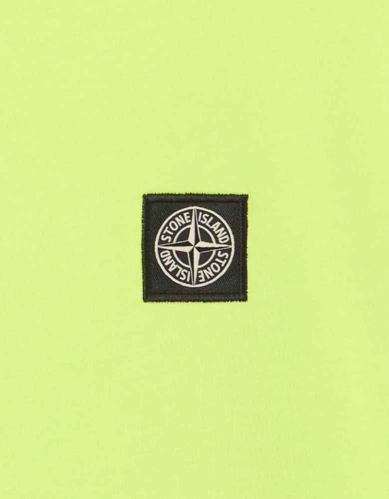 Stone Island Boys Compass Logo Patch T-Shirt in Green