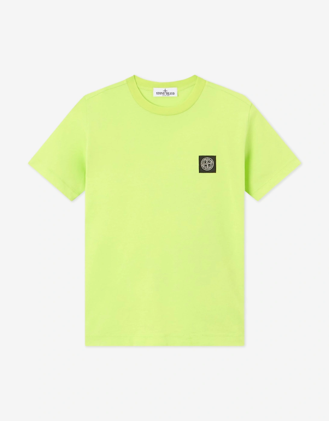 Stone Island Boys Compass Logo Patch T-Shirt in Green, 5 of 4