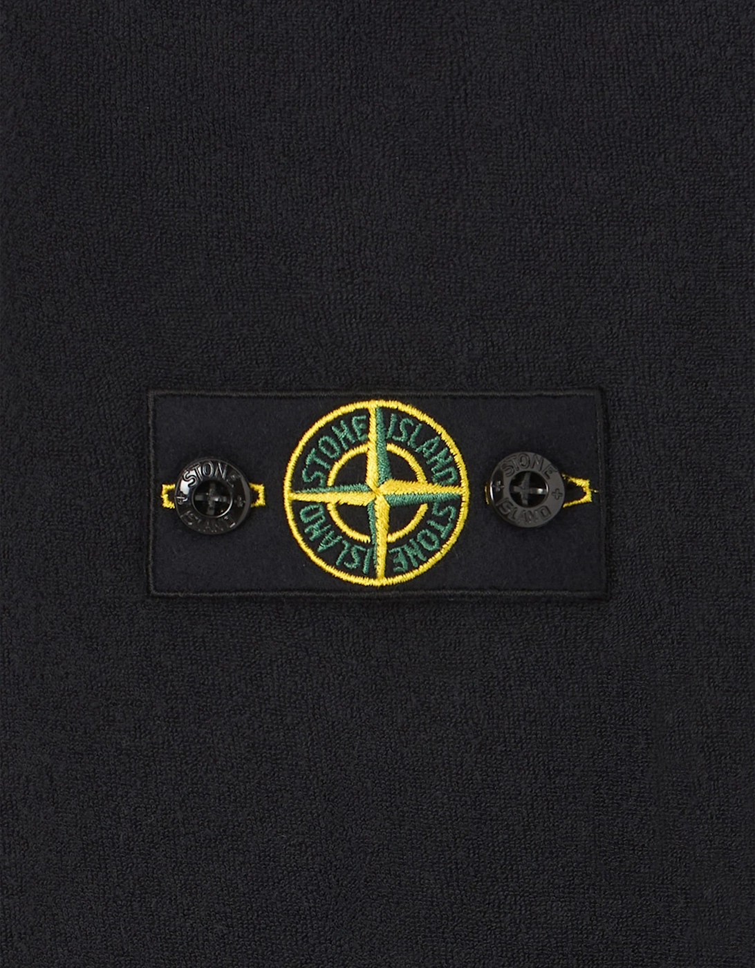 Stone Island Boys Cotton Polo Sweatshirt in Navy
