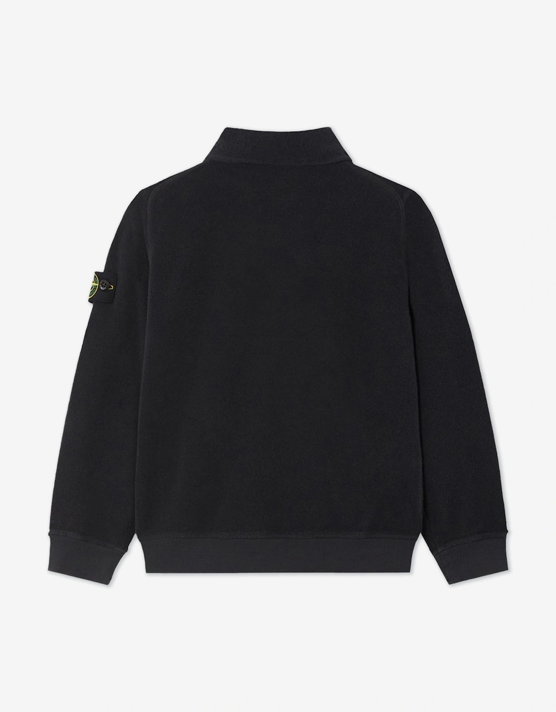 Stone Island Boys Cotton Polo Sweatshirt in Navy