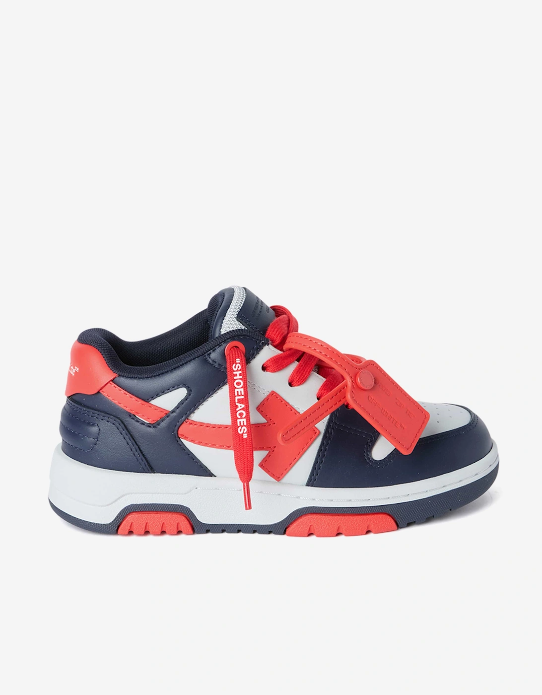 Off-White Kids Out Of Office Trainers in Navy, 5 of 4