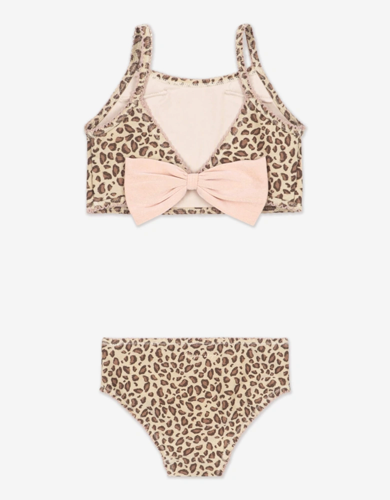 Konges Sløjd Girls Kitty Bikini in Brown