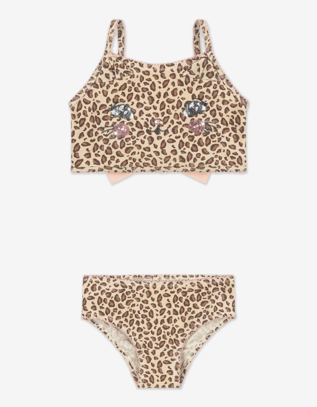Konges Sløjd Girls Kitty Bikini in Brown, 5 of 4