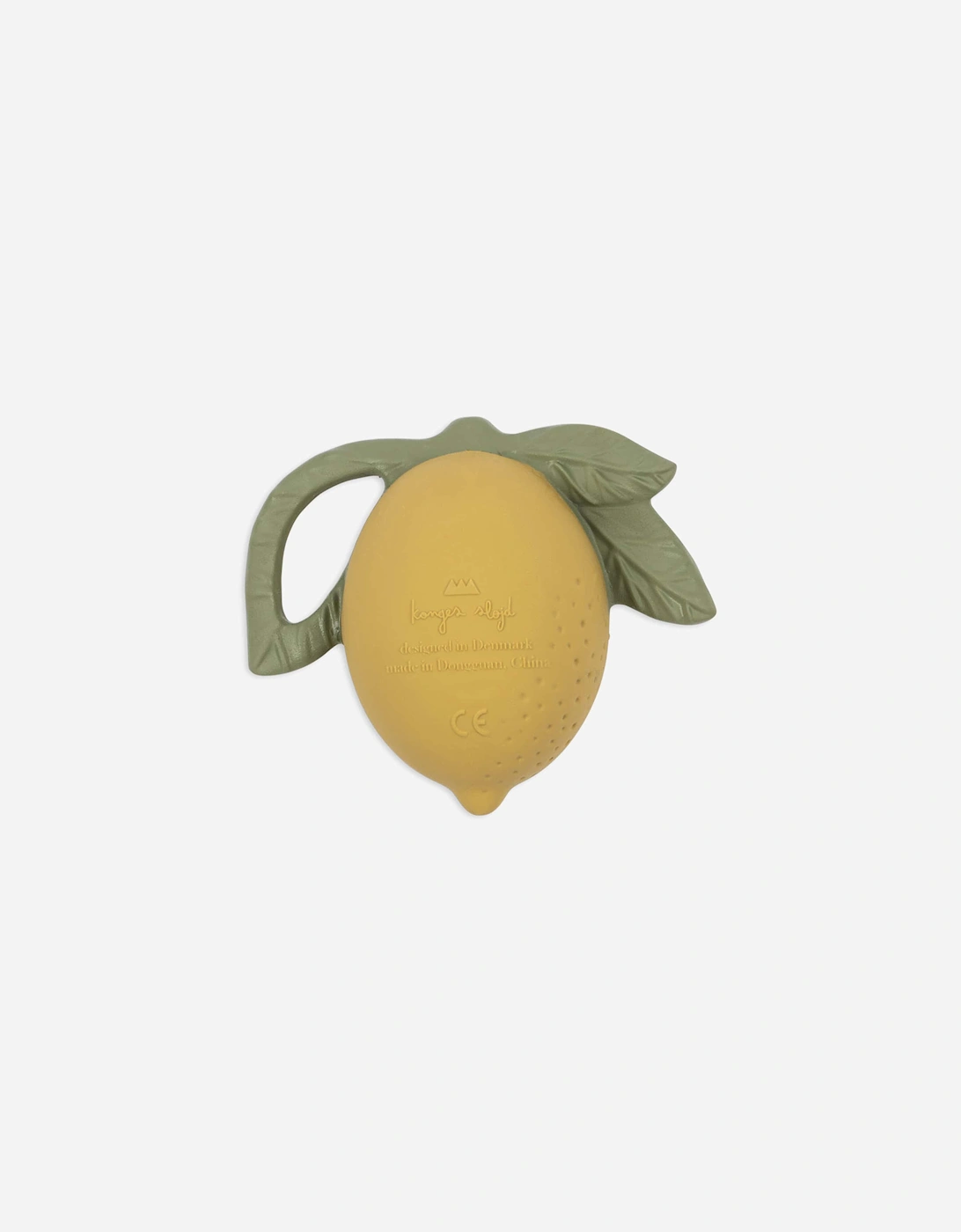 Konges Sløjd Baby Lemon Teether in Yellow