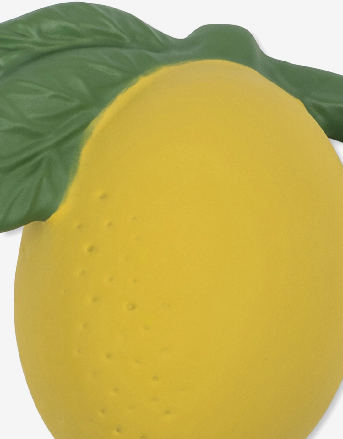 Konges Sløjd Baby Lemon Teether in Yellow