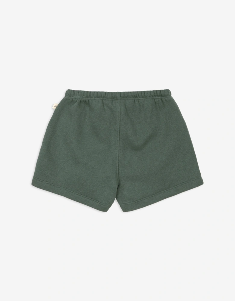 Konges Sløjd Girls Lou Sweat Shorts in Green